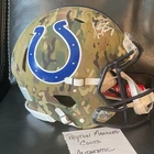Peyton Manning Indianapolis Colts Autographed Camo Football Helmet Fanatics