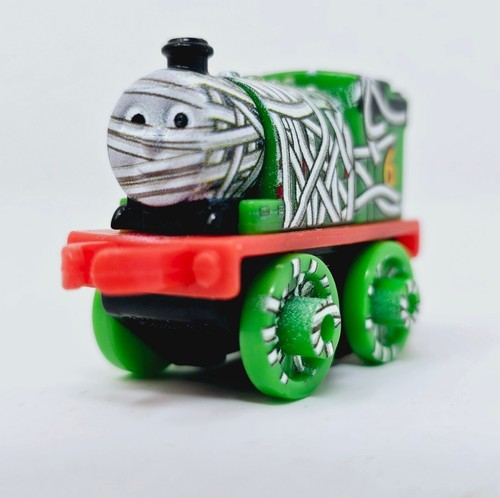 Thomas & Friends Spooky Mummy Percy Mini Tren Vehículo 2014 Halloween - Imagen 3 de 6