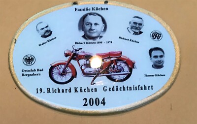 Badge Automobile German Rally #253 2004 19th ADAC Richard Kuchen Rallye