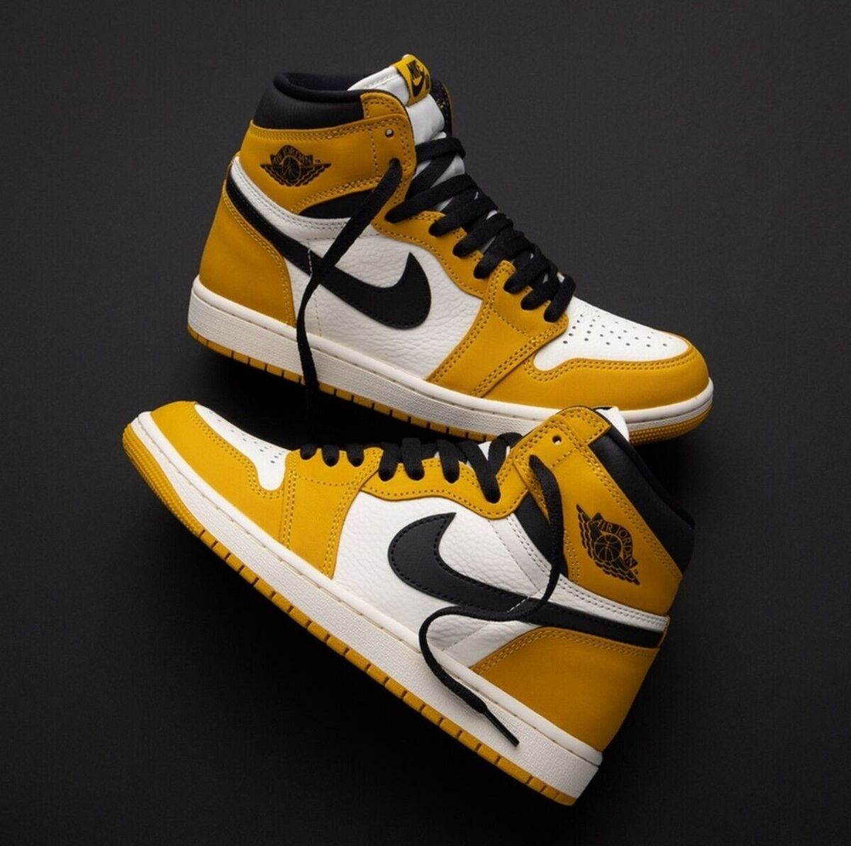 Nike Air Jordan 1 Retro High OG Yellow Ochre Men's & GS Nike Air Jordan 1 Retro High OG Yellow Ochre Men's & GS