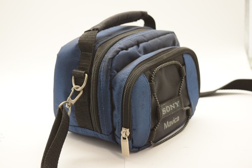 Genuine Sony Mavica Soft Camera Bag All Zippers Work - Picture 5 of 6