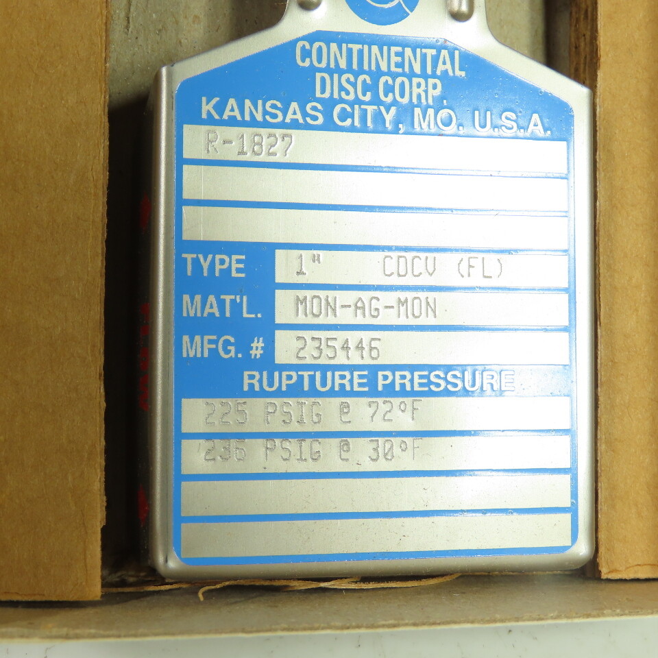 Continental Disk CDCV (FL) 1