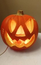 Decorative Light Up Pumpkin Halloween Decoration Jack O Lantern 2015 B