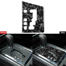 Forged Carbon Fiber Console Gear Shift Panel Cover A For Dodge Challenger 08-14