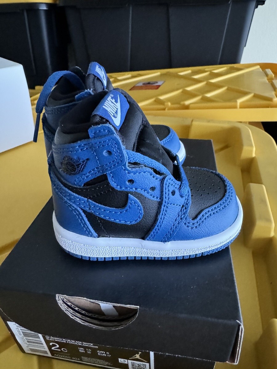 NIKE AIR JORDAN 1 RETRO HIGH OG (TD) AQ2665 404 SNEAKER 2C 8