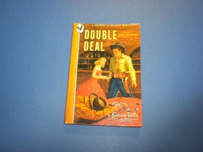 DOUBLE DEAL - ALLAN R. BOSWORTH Bantam western vintage paperback 1947