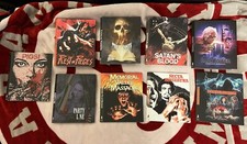 VINEGAR SYNDROME SLIPCOVER LOT Several OOP NO DISCS Severin Arrow horror Rare