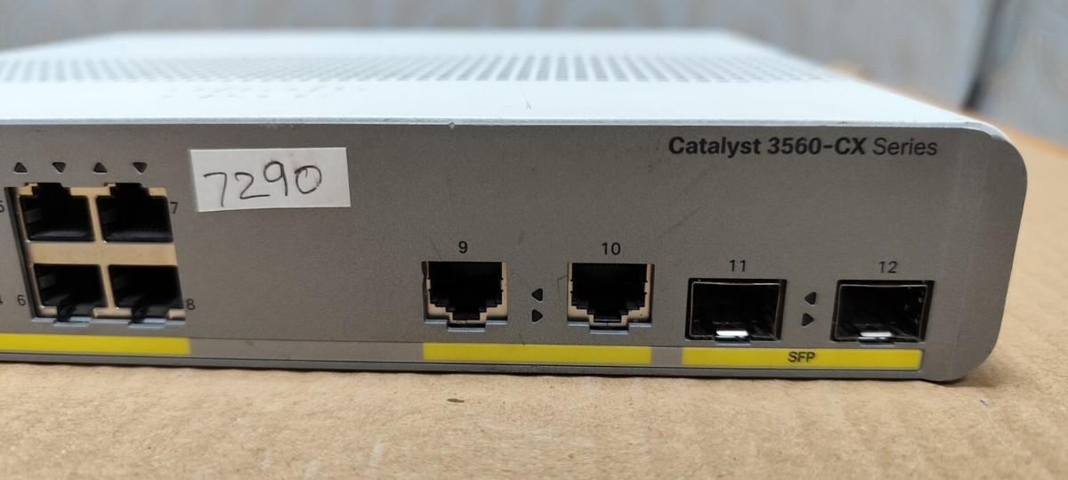 Cisco WS-C3560CX-8TC-S Catalyst 3560-CX 8-port Layer 3 compact