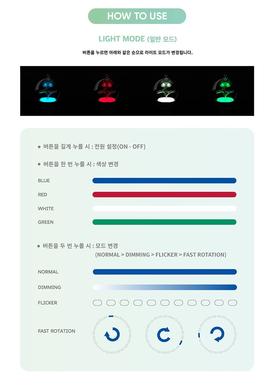 FANTASY BOYS OFFICIAL LIGHT STICK/ Strap+11Photo Card