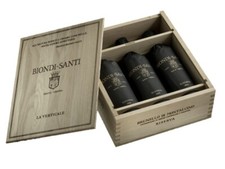 BIONDI SANTI VERTICALE BRUNELLO DI MONTALCINO RISERVA 1998 2008 2016 VINO ROSSO