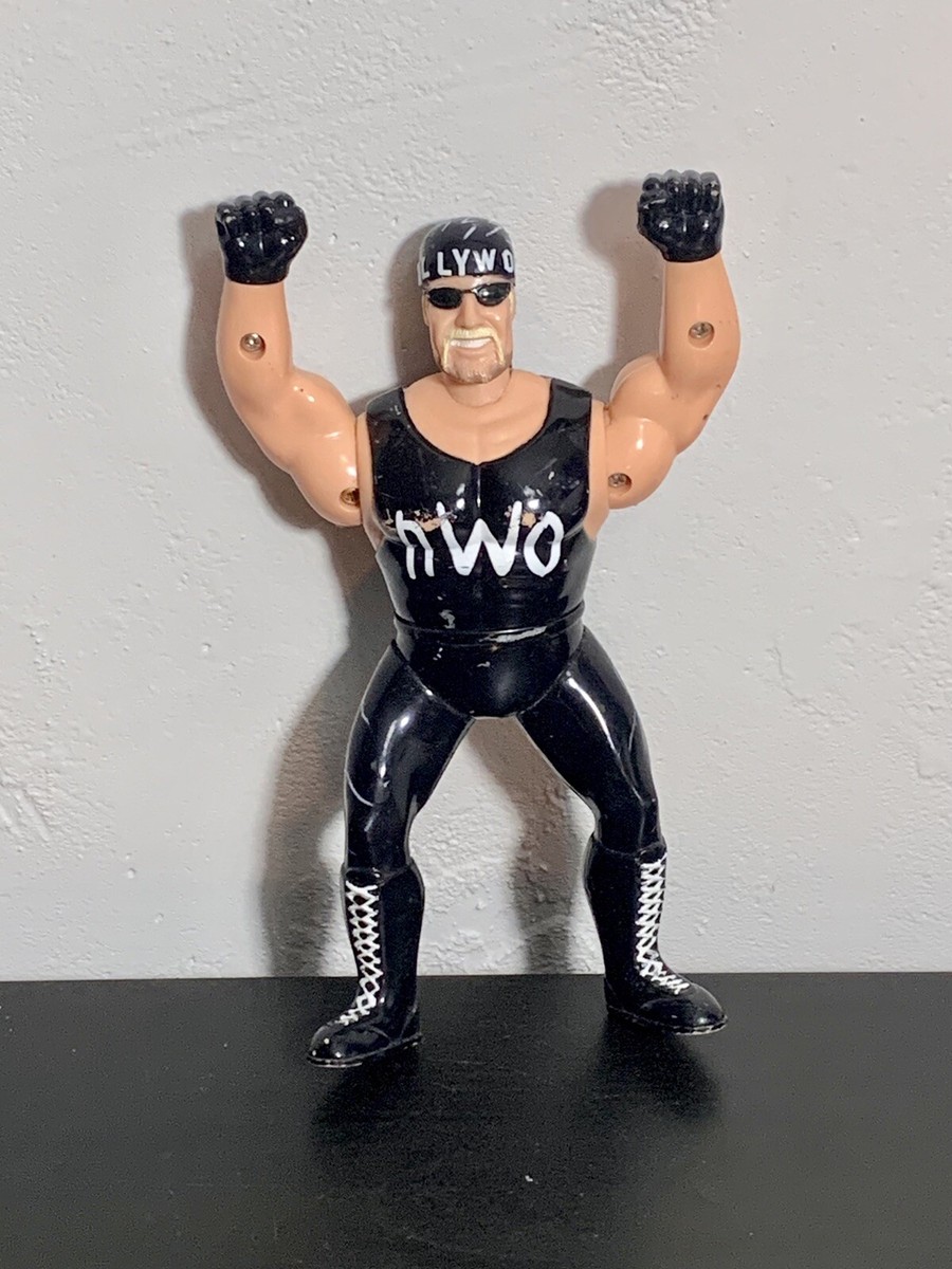 WCW フィギュア‼️ Hollywood Hulk Hogan & Goldberg WCW nWo Grip 'N Flip