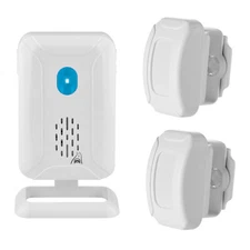 Wireless Motion Sensor Alarm Home Security Doorbell Driveway Alarm wit 2 Sensors
