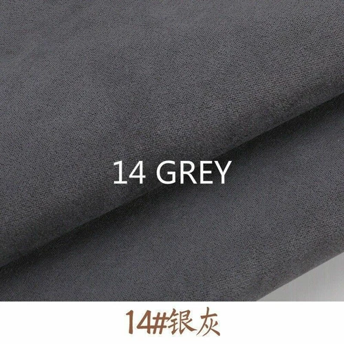 Tessuto ecopelle scamosciato fai da te materiale scamosciato tappezzeria cuscino sedia semplice dressmake - Foto 29 di 42