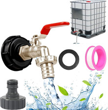 Rubinetto 3/4 in Ottone per Cisterna Acqua 1000L, Serbatoio e Giardino