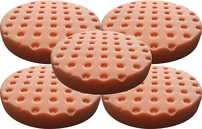  Lake Country 7824550CCS-5 CCS Orange Foam Light Cutting Pad 5.5 inch  5 PACK