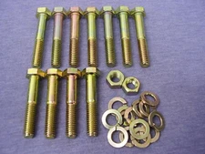 Ford Essex V6 High Tensile ZINC & COLOUR Plated Front Timing Cover Hex Bolt Kit