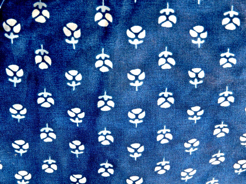 Ralph Lauren Côte d'Azur Blue Floral Bedskirt Brand New