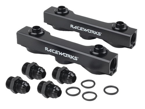 Fuel rail for Subaru SG9 FORESTER 02-05 EJ25 Big bore billet Side feed injector - Picture 2 of 2