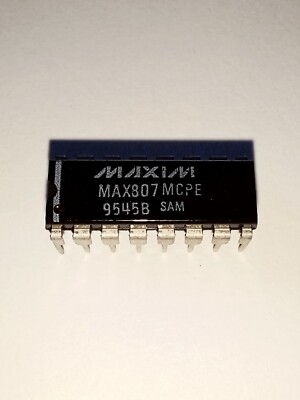 MAXIM    MAX807MCPE  MPU  Supervisor 1 Channel PDIP-16 Pin NOS       New!