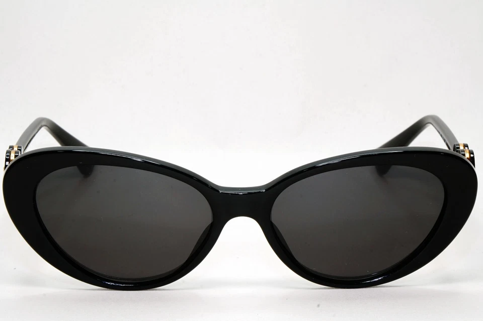 Gafas de sol Versace negras doradas Medusa ojo de gato MOD VE 3331-U GB1 55 mm Foto 2 de 4