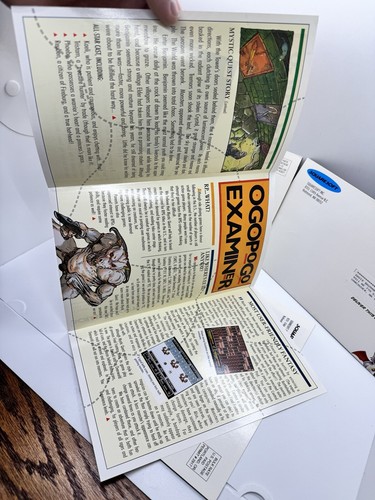 Ogopogo Examiner Full Set Lot 1-5 Squaresoft Newsletter Final Fantasy Rare!!! - Picture 4 of 8