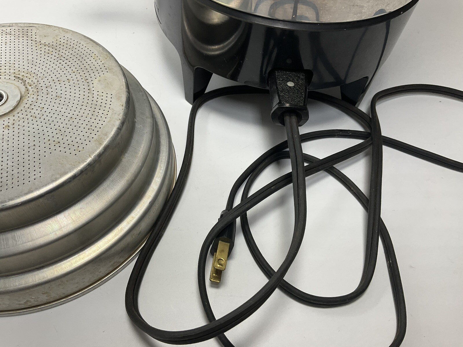 Aluminum 30 Cup General Electric Coffee Maker Pot Percolator W/ Cord Vintage