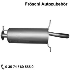 für Mazda 626 2.0i -16V Endschalldämpfer Endtopf Auspuff Anlage Abgasanlage a*