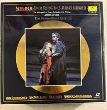 WAGNER - DER RING DES NIBELUNGEN METROPOLITAN OPERA - 11 LASERDISC BOX - VG A11