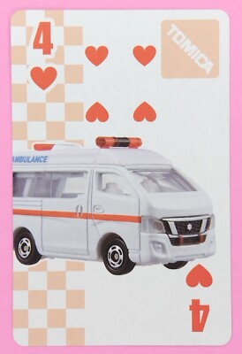 TOMY Tomica Spielkarte Miniatur Druckguss Auto Serie Japan Japanese Heart 4