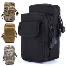 Tactical MOLLE Holster Army Mobile Phone Belt Pouch EDC Pack Carry Case Holster