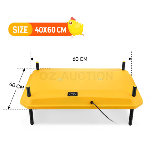 Chick Brooder Heating Plate Warmer Chicken Coop Brooding Heater Poultry Duckling - Picture 24 of 61