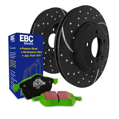 EBC Brakes S3KF1256 S3 Kits Greenstuff 6000 and GD Rotors Truck/SUV Fits QX50