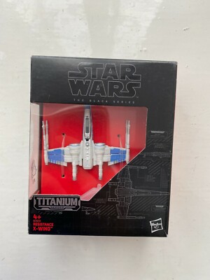 BNIB Star Wars Black Titanium Serie 02 Resistance X-Wing Schiff Fahrzeug