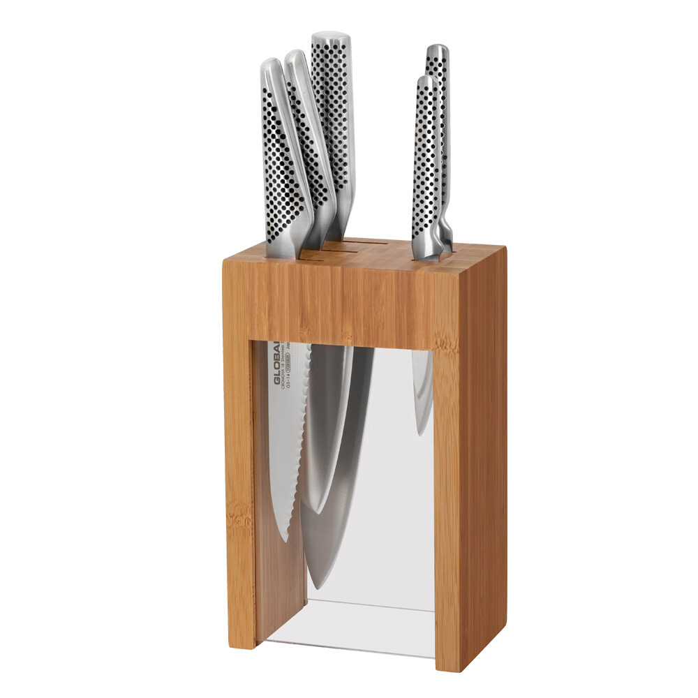 NEW Global Osaka Knife Block Set 6pce eBay
