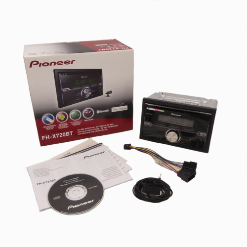 Radio Coche Pioneer FH-X720BT Bluetooth Mixtrax 2 DIN Radio con CD USB AUX RDS - Imagen 1 de 7
