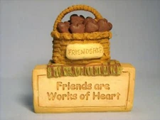 Blossom Bucket SUZI Skoglund FRIENDS ARE WORKS OF HEART - New/ Retired