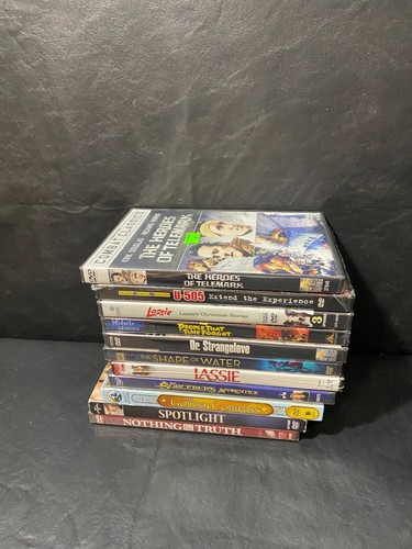 DVD collection 11 NEW/SEALED Lassic Sorcerer's Apprentice U-505 Shape of Water + - Foto 2 di 10