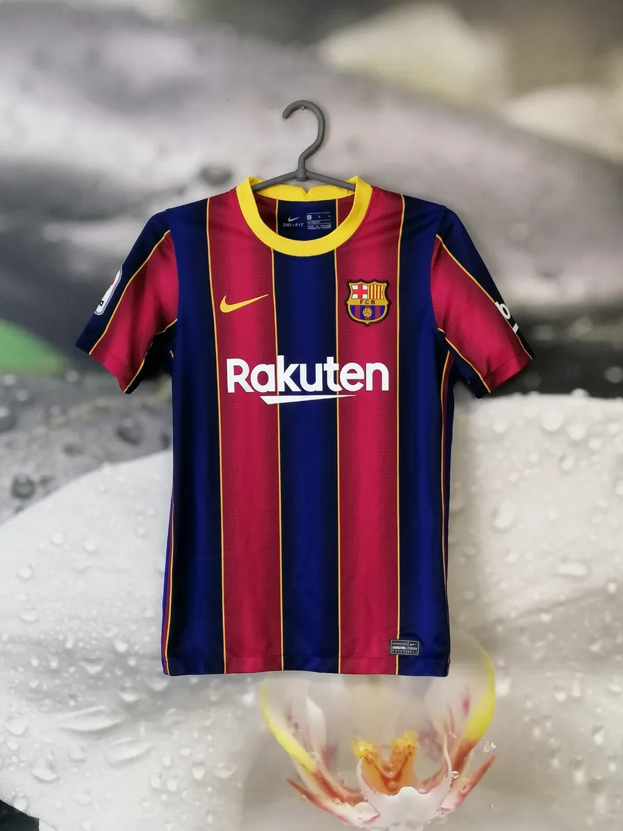Barcelona 2020 - 2021 football shirt jersey camiseta Nike size YL | eBay