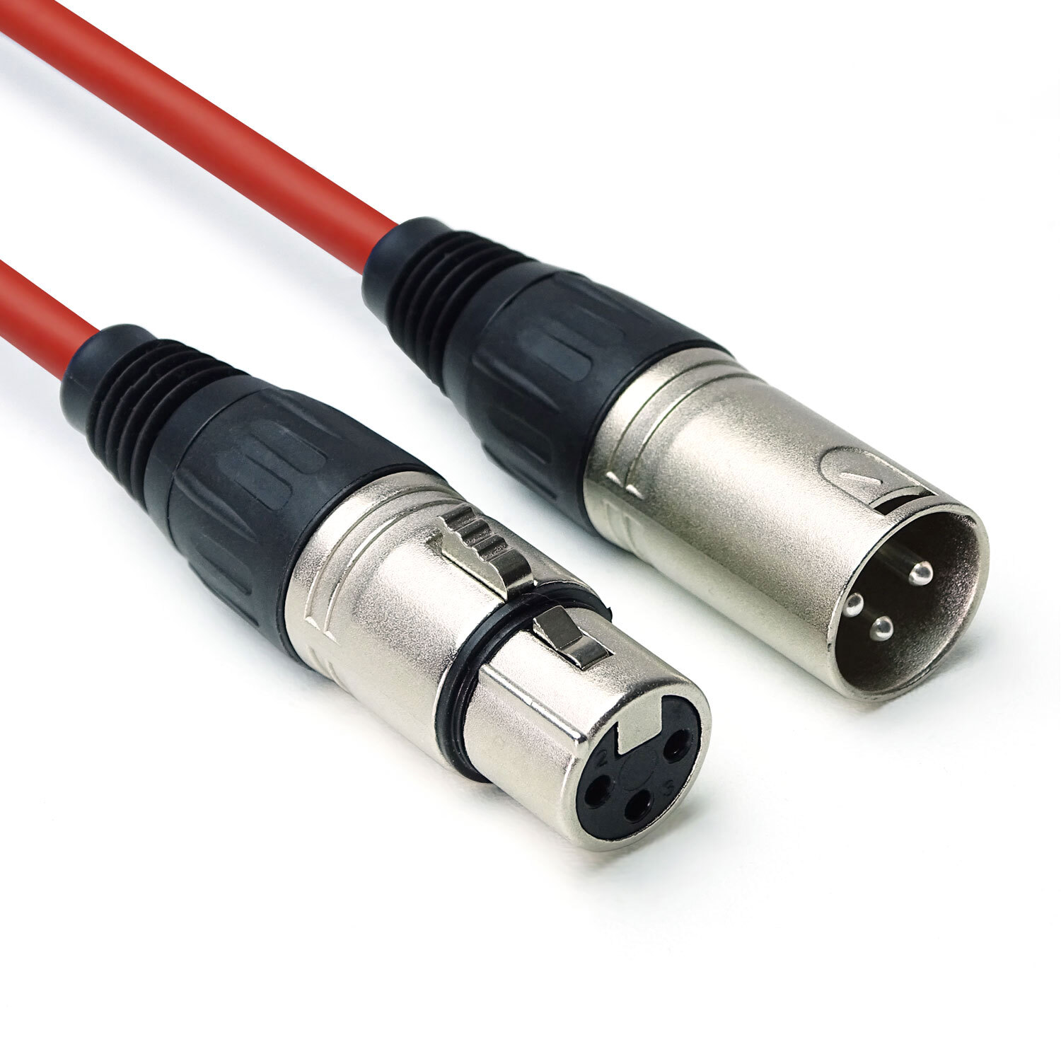 Thumbnail - Keepdrum Dmx Kabel Rot Lichtkabel 3-pol Xlr 6m 3 Stück