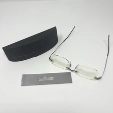 Silhouette 7554 Eyeglasses Titanium - Frames Only - Made in Austria With Case