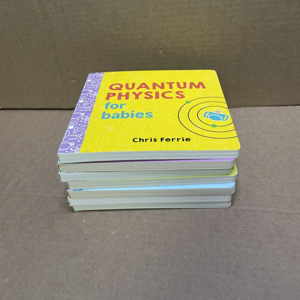 Lot of 7 Chris Ferrie board books For Babies Physics/Science/Relativity STEM - Image 3 of 4