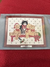 Design Works Christmas Teddy Bears On A Shelf Counted Cross Stitch Kit 1992 Open