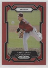 2024 Panini Prizm Red Prizm 154/299 Caden Grice #295 19l7