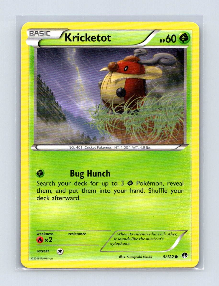 Kricketot 5/122 Common BREAKpoint Pokemon Lightly Played