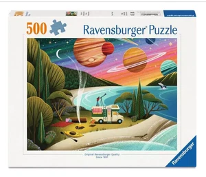 RAVENSBURGER 500 PIECE PUZZLE CAMPING UNDER THE COSMOS *PRE ORDER* 2026 7-31-26