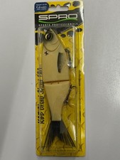 Spro KGB Chad Shad 180 Bone Swimbait  (SKGBCHS180BON) Glide Bait w/h Treble Hook