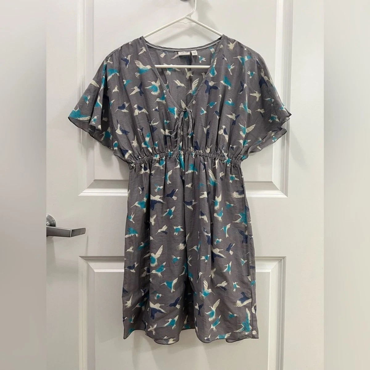 Esprit Abito Midi Donna In Velluto A Coste Morbido - Colletto Con Bottone - Lavaggio Delicato - 2