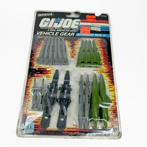 1986 Hasbro GI JOE Vehicle Gear ACCESSORY PACK #1
