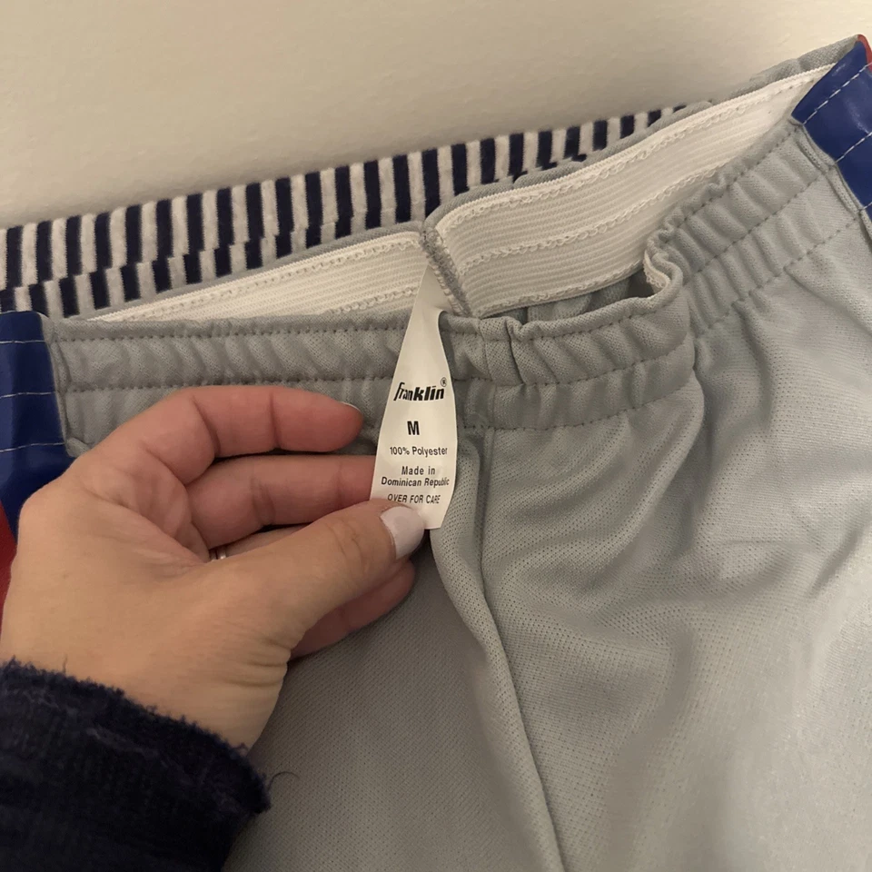 Camiseta deportiva de malla de fútbol americano para niños Franklin de los New York Giants azul y pantalones - mediana Foto 4 de 4