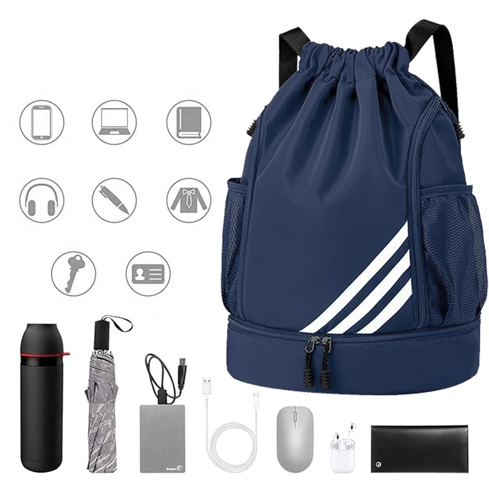 Turnbeutel Basketball Ball Rucksack Nylon Geschenkidee Souvenir Präsent Wich - Bild 4 von 4